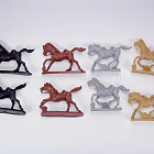 TSSD10A ACW CAVALRY (Gray) W/HORSES 8 in 8  + Horses , 1:32, TSSD