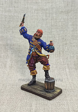 Миниатюра из олова Да здравствует пиратство!, Россия, 54 мм - фото