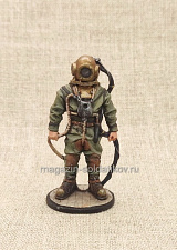 Водолаз Краснознаменного Балтийского Флота, 54 мм, Студия Большой полк - фото