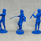 Солдатики из мягкого резиноподобного пластика Пиратки №3, набор 6 шт, 1/32 Soldiers. Есть