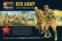 Сборные фигуры из пластика Советская пехота (24) BOX Warlord (WGB-RI-01) (WGB-RI-01)