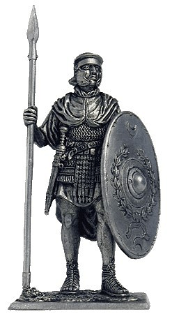 Миниатюра из металла 083. Римский солдат вспомогательных войск EK Castings