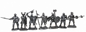 Солдатики из пластика Рыцари, набор из 7 шт, - фото