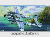 Сборная модель из пластика Самолет P - 38L - 5 - LO «Лайтнинг» 1:32 Трумпетер - фото