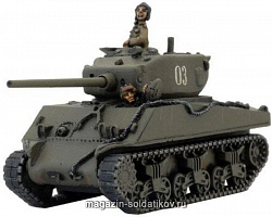 Миниатюра из металла Dmitriy Lozawith M4 76mm Sherman (15 мм) Flames of War