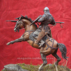 Сборная фигура из смолы Mounted russian warrior 54 mm. Mercury Models