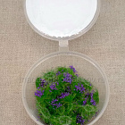 Кочки травы цветущие, фиолетовые , 5мм 50шт. Dasmodel (DAS30150) (DAS30150)
