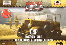 Сборная модель из пластика C4P Polish artillery tractor, early production 1:72, First to Fight