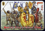 Солдатики из пластика Шотландская армия Роберта Брюса (1/72) Strelets - фото