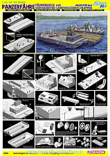Сборная модель из пластика Д Немецкий транспортный тягач - амфибия (1/35) Dragon - фото