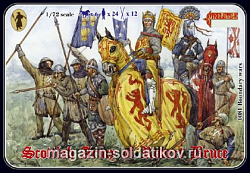 Солдатики из пластика Шотландская армия Роберта Брюса (1/72) Strelets (081) (081)