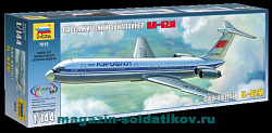 Сборная модель из пластика Самолет «Ил-62М» (1/144) Звезда