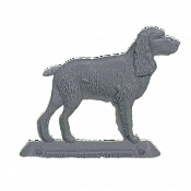 Солдатики из пластика Собака Спрингер-спаниель, серый, Воины и битвы - фото