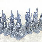 Солдатики из пластика Русские гренадеры 1812 года (серые), набор №1, 1:32, Уфимский солдатик