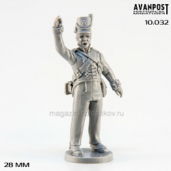 Унтер-офицер артиллерии, 1815, 28 мм Аванпост (10032) (10032)