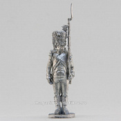 Сборная миниатюра из металла Карабинер легкой пехоты, стоящий, Франция, 28 мм, Аванпост - фото