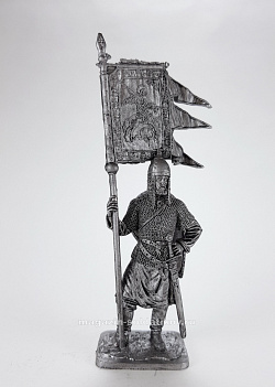 Миниатюра из олова 290. Русский воин со стягом, 1240-е гг. EK Castings