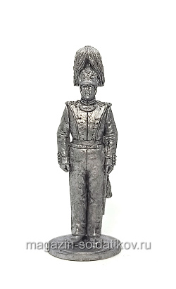 Миниатюра из олова Обер-офицер гвардейских пехотных полков. 1848 г. Россия, 54 мм, EK Castings (RE-06) (RE-06)