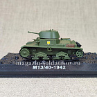 Масштабная модель в сборе и окраске Carro Armato M13/40 (IT 1942), 1:72, Боевые машины мира