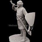 Сборная миниатюра из смолы Русский дружинник XIII век 75 мм (1:24) Medieval Forge Miniatures (C-75-112) (C-75-112)