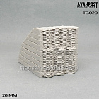 Сборная миниатюра из смолы Насыпь прямая, 28 мм, Аванпост (ТЕ020) (ТЕ020)