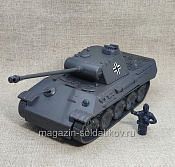 German Panther tank (gray w/insignia), CTS748A 1:32 ClassicToySoldiers, 2000 год выпуска - фото