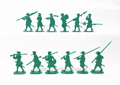 54-002 Пехота Петра I в походе. Северная война 1700-1721 гг (зеленый) Большой полк