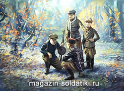 Сборные фигуры из пластика Советские партизаны (1/35) ICM