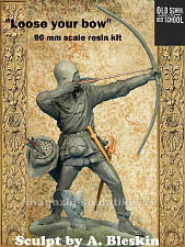 Сборная миниатюра из смолы Loose your bow, 90 мм, Legion Miniatures - фото