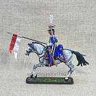 Миниатюра из олова Рядовой гвардейских польских улан, Франция, 54 мм, Студия Большой полк (ИЛ2382.12.03.54) (ИЛ2382.12.03.54)