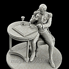Сборная миниатюра из смолы Цугцванг. Император Наполеон 75 mm (1:24) Medieval Forge Miniatures (C-75-129) (C-75-129)