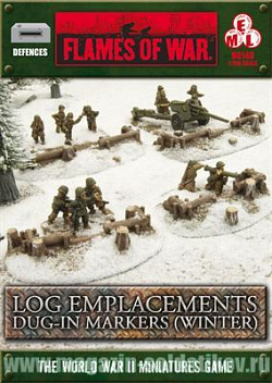 Log Emplacements - Dug In (winter) Flames of War