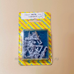 Фигурки из металла Чиндиты, 28 мм, Foundry