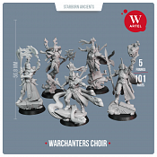 Сборные фигуры из смолы Warchanters Choir, 28 мм, Артель авторской миниатюры «W» - фото