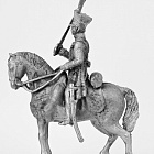 Миниатюра из олова К35 РТ Обер-офицер уланского полка, 1812-14 гг, 54 мм, Ратник