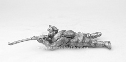 Сборная фигура из металла Стрелок лежа, 1918-1922 гг. 28 мм, Figures from Leon