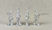 L111 Польские повстанцы Набор №2, Повстанцы-стрелки (4 фигурки), 28 мм, Figures from Leon