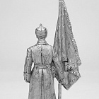 Миниатюра из олова Старший сержант РККА со знаменем, 1941 г. СССР, 54мм. EK Castings