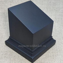 Подставка из бука 75x75 мм (диагональный срез), Магазин Солдатики (BL029) (BL029)