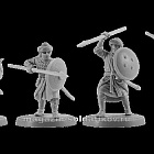 Фигурки из смолы Арабская пехота №2, 4 фигуры, 28 мм, V&V miniatures