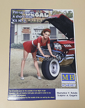 24017 Pin-up series. A short stop. Kit No. 3 Master Box 1/24 - фото