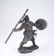 Миниатюра из олова Воин-сарацин, XII в. 54 мм, Солдатики Публия - фото