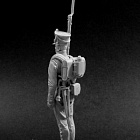 Сборная миниатюра из смолы Русский унтер-офицер армейской пехоты (или егерских полков),1812,54 мм, Chronos miniatures