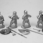 Сборные фигуры из металла Русичи в броне (набор 4 шт) 28 мм. Драбант