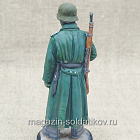 Рядовой пехоты Вермахта в караульных ботах, Германия 1943 гг. , 54мм, Красный фронт, 54 мм (КФ-028) (КФ-028)