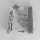 Сборная миниатюра из смолы Артиллерист стоящий, Франция 1807-1812 гг, 28 мм, Аванпост