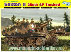 Сборная модель из пластика Д Самоходка SEXTON II 25 pdr (1/35) Dragon (6760) (6760)