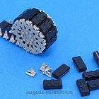 MTL-35321 Worn rubber pads WE210 type for M3 Lee/Grant/RAM/M4, 1/35 MasterClub