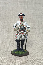 Миниатюра из олова Австрийский кирасир, Европейский театр Семилетней войны, 54 мм, Студия Большой полк - фото