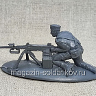 Солдатики из пластика Набор солдатиков №46 «Армия Иордании (серый, 12 шт)» 1/32 Инженеръ Басевичъ